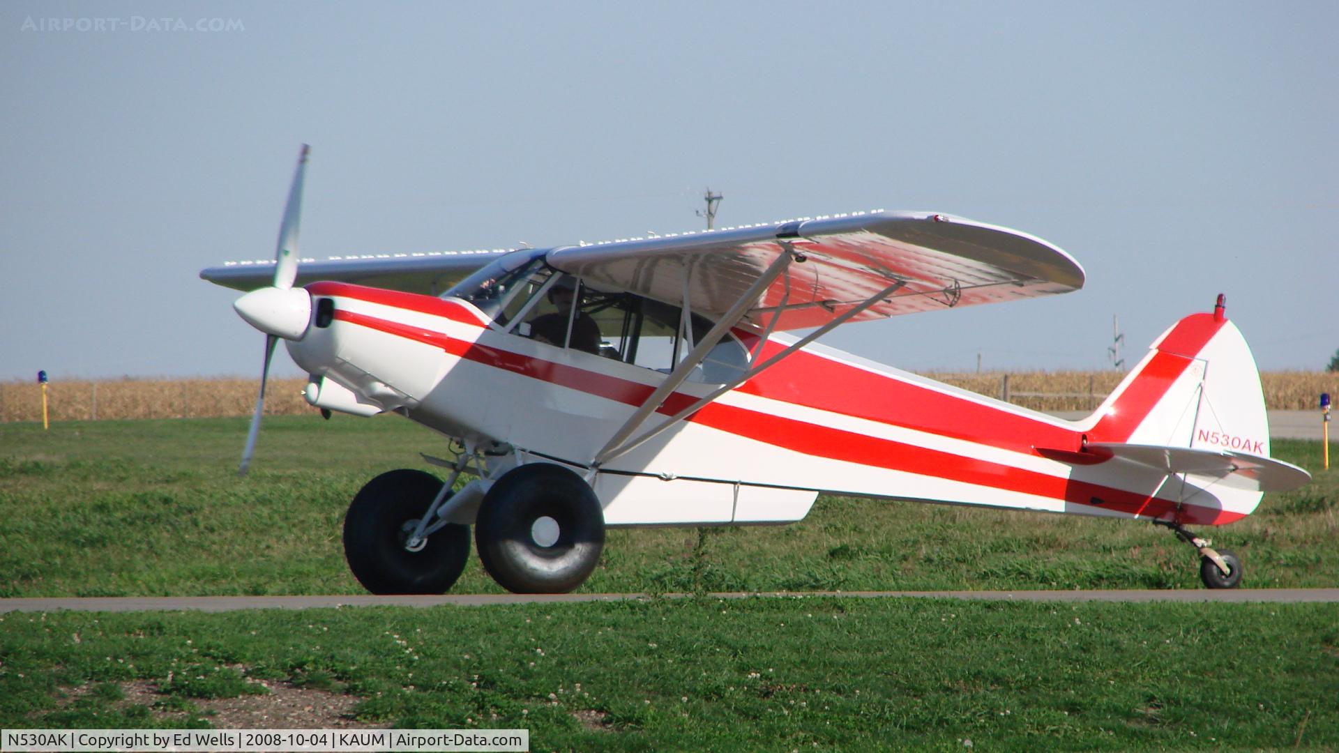 N530AK, 1956 Piper PA-18-150 Super Cub C/N 18-4385, Headed for the fuel pumps