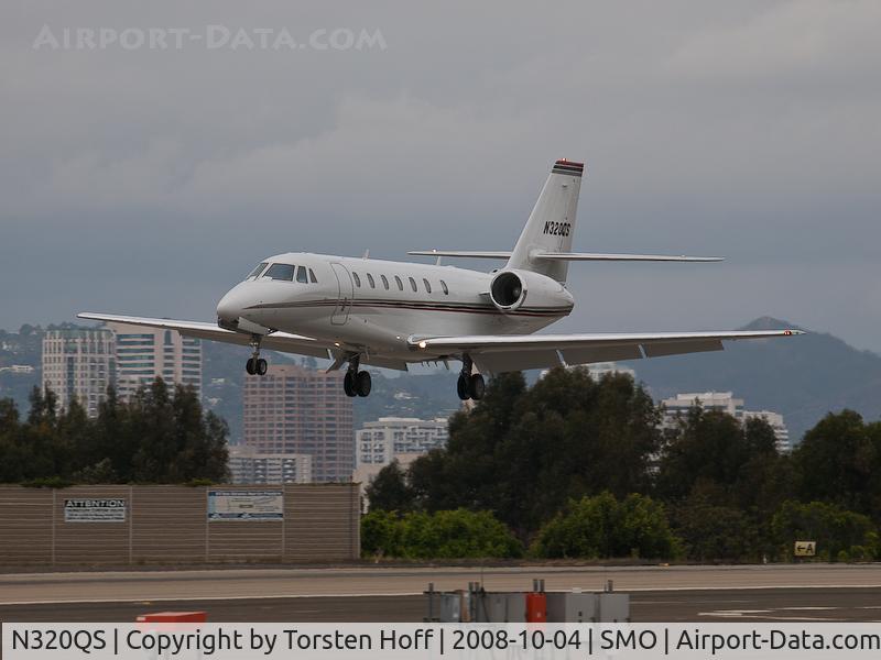 N320QS, 2007 Cessna 680 Citation Sovereign C/N 680-0169, N320QS arriving on RWY 21