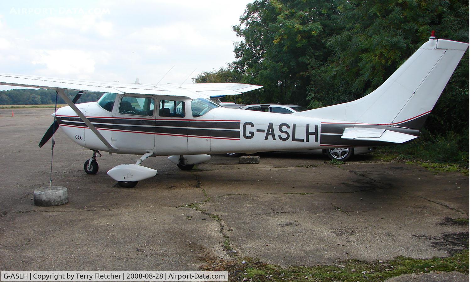 G-ASLH, 1963 Cessna 182F Skylane C/N 182-54905, 1963 Cessna 182F at a quiet Cambridgeshire  airfield