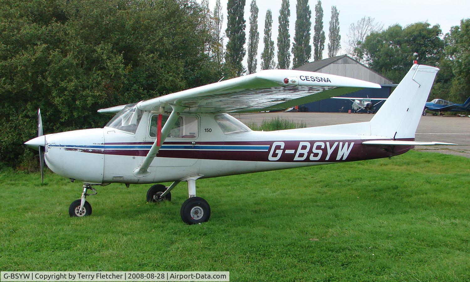 G-BSYW, 1976 Cessna 150M C/N 150-78446, 1976 Cessna 150M at a quiet Cambridgeshire  airfield