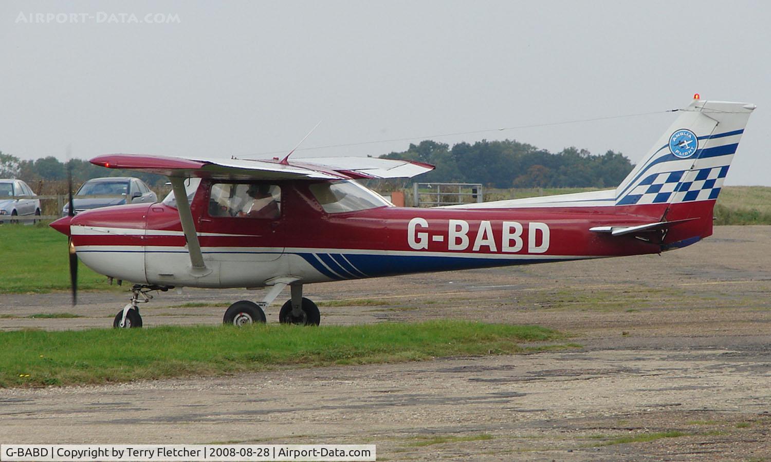 G-BABD, 1972 Reims FRA150L Aerobat C/N 0153, 1972 Cessna FRA150L at a quiet Cambridgeshire  airfield
