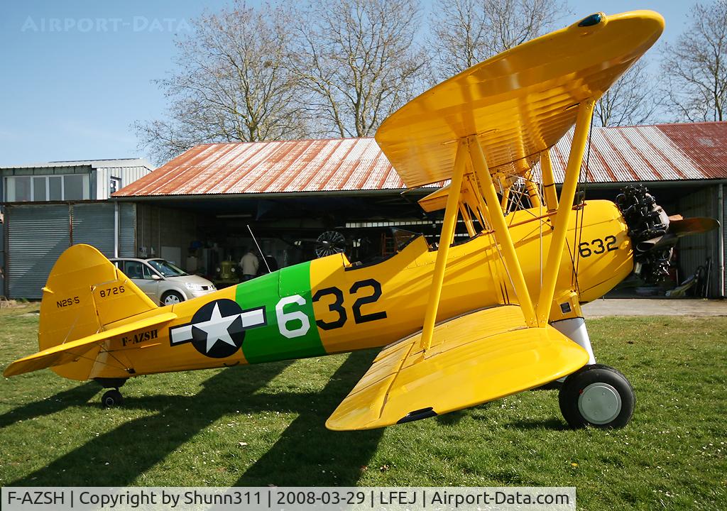 F-AZSH, 1943 Boeing A75N1 C/N 75-8726, My first Stearman...