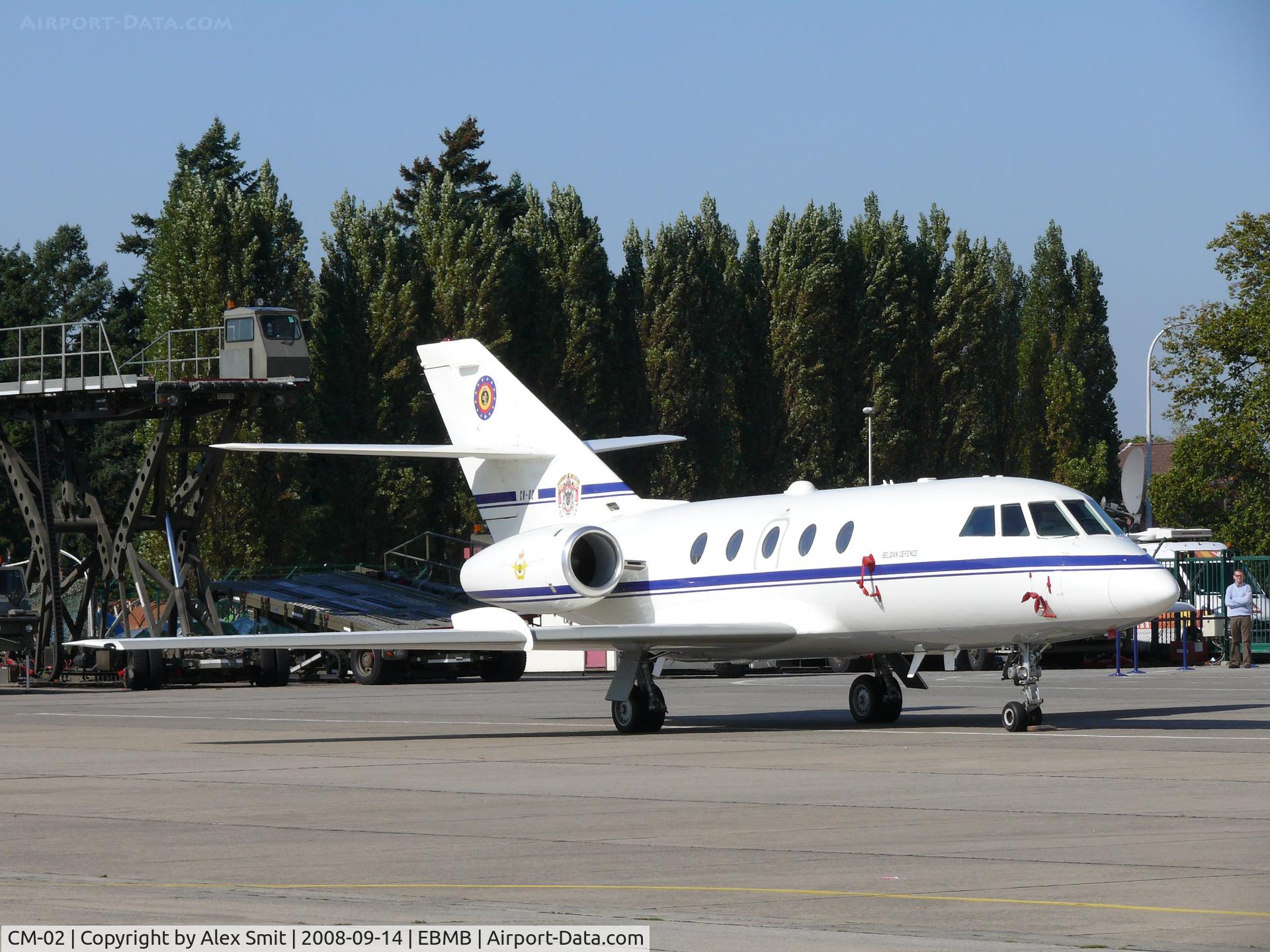 CM-02, 1973 Dassault Falcon (Mystere) 20E C/N 278, Dassault Falcon 20E CM-02 Belgian Air Component