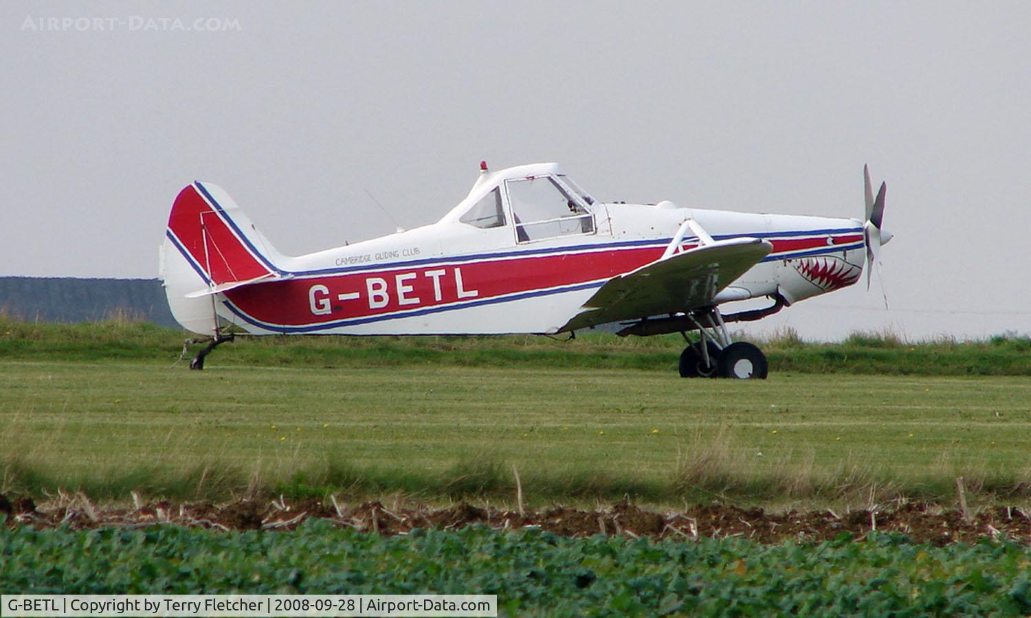 G-BETL, 1976 Piper PA-25-235 Pawnee C/N 25-7656016, Piper Pa-23-235 Pawnee at Grandsen Lodge Gliding Centre