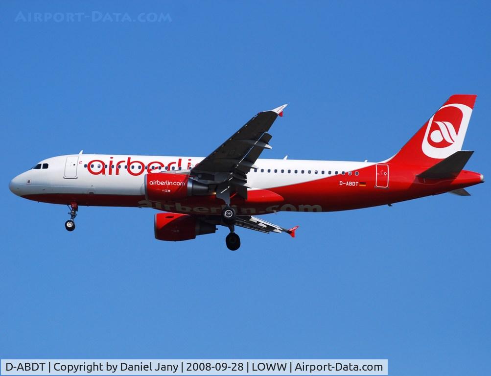D-ABDT, 2008 Airbus A320-214 C/N 3422, Air Berlin