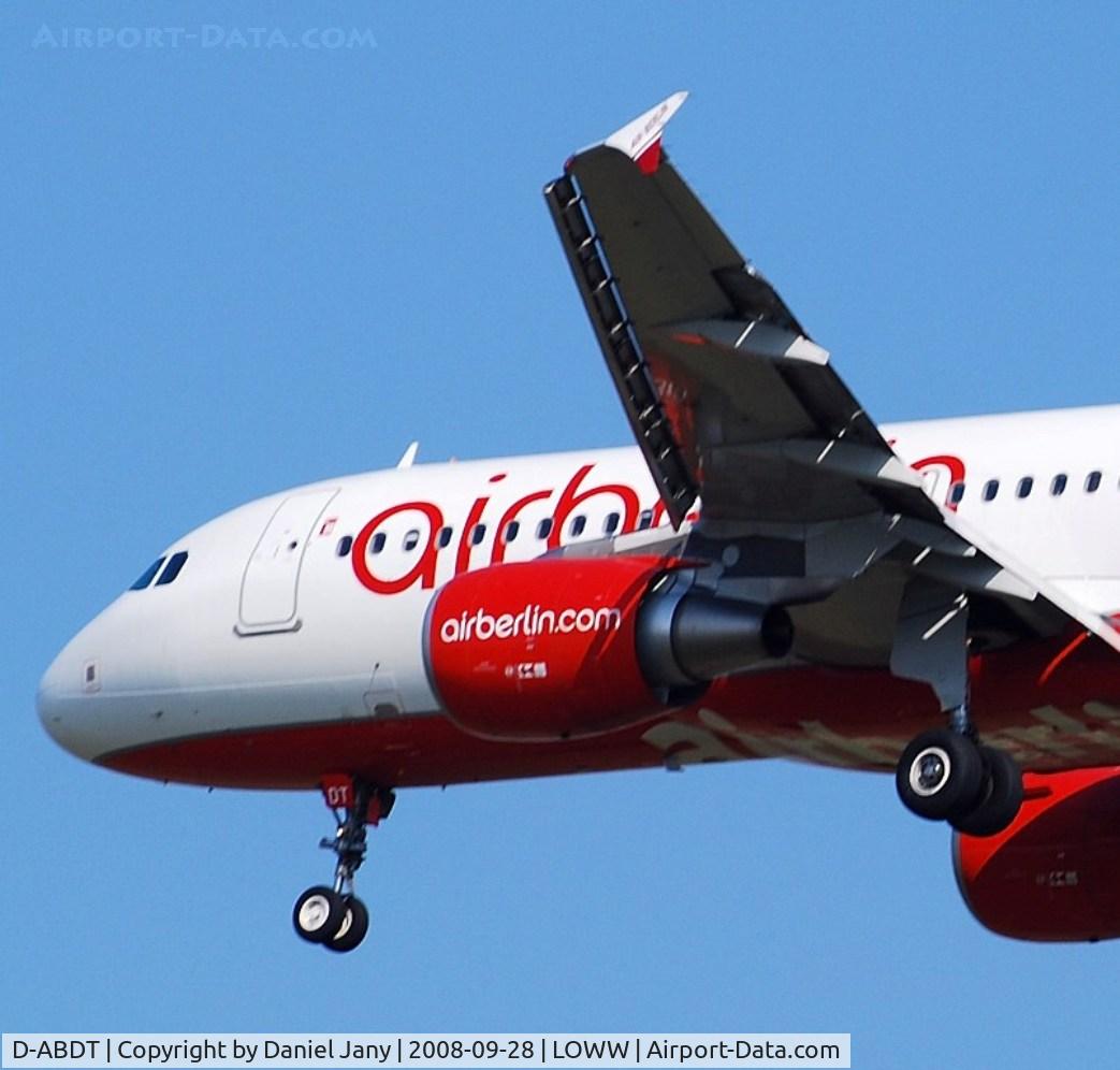 D-ABDT, 2008 Airbus A320-214 C/N 3422, Air Berlin