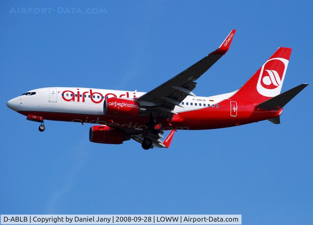 D-ABLB, 2008 Boeing 737-76J C/N 36115, Air Berlin