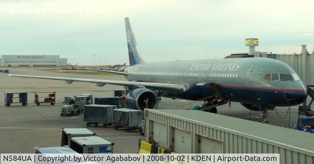 N584UA, 1993 Boeing 757-222 C/N 26706, At Denver