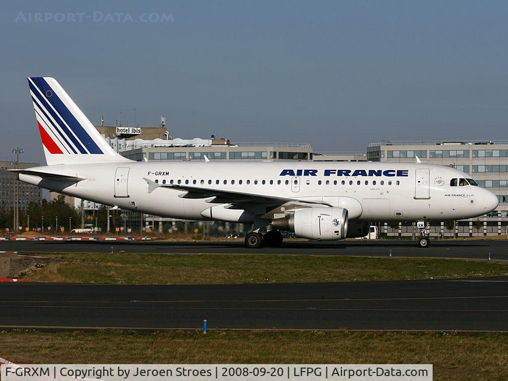F-GRXM, 2006 Airbus A319-111 C/N 2961, cdg