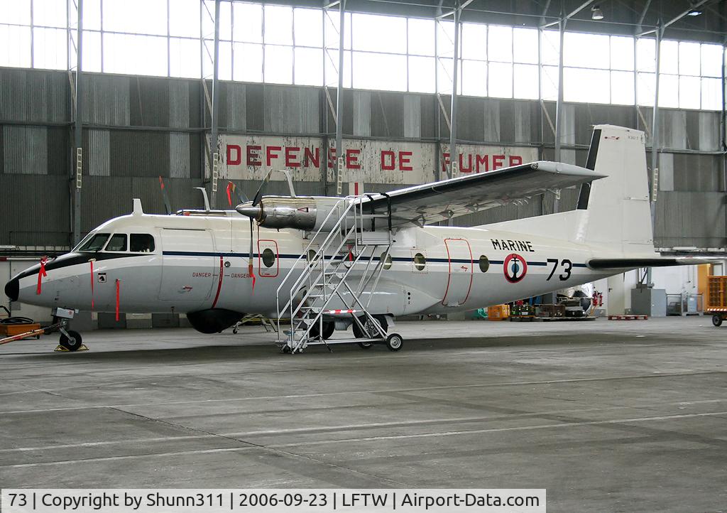 73, Aerospatiale N-262A-29 Fregate C/N 73, Hangared during Navy Open Day 2006