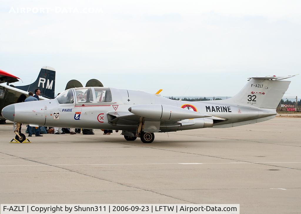 F-AZLT, 1958 Morane-Saulnier MS.760 Paris I C/N 32, On display before his show on Navy Open Day 2006
