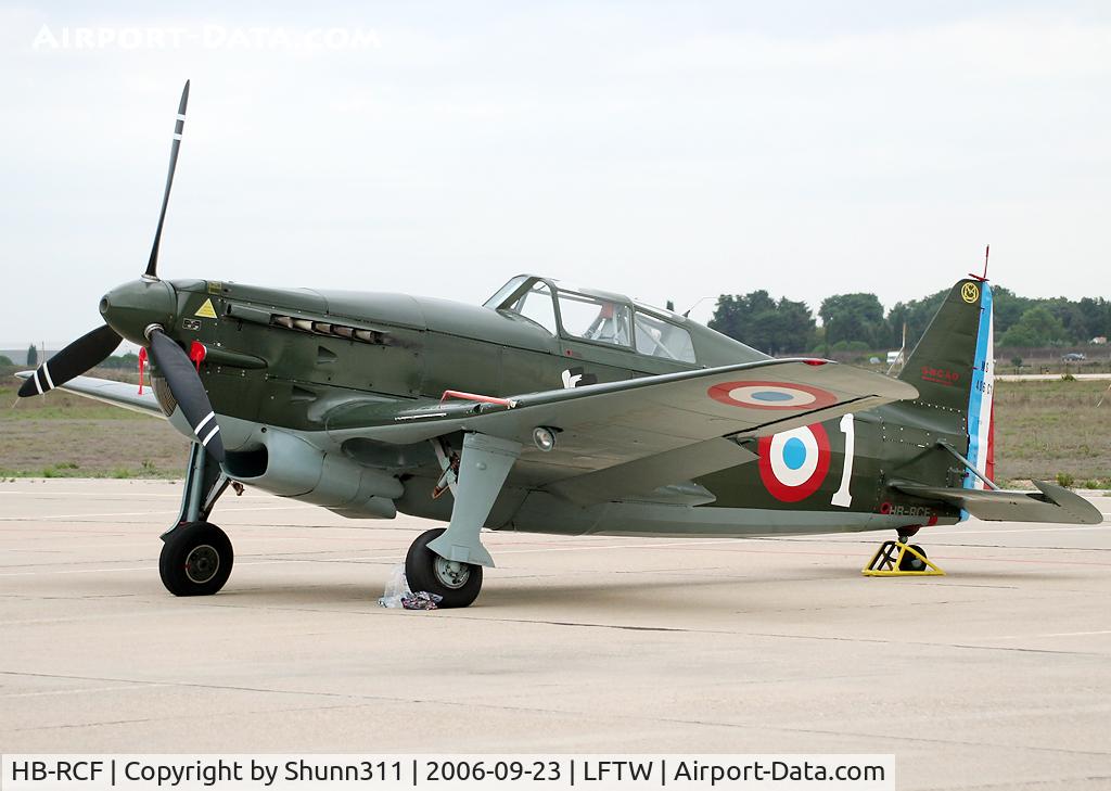 HB-RCF, 1942 Morane-Saulnier D-3801 (MS-412) C/N 194, On display before his show on Navy Open Day 2006