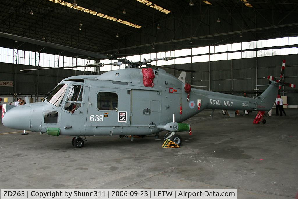 ZD263, 1983 Westland Lynx HAS.3S C/N 299, Displayed during Navy Open Day 2006