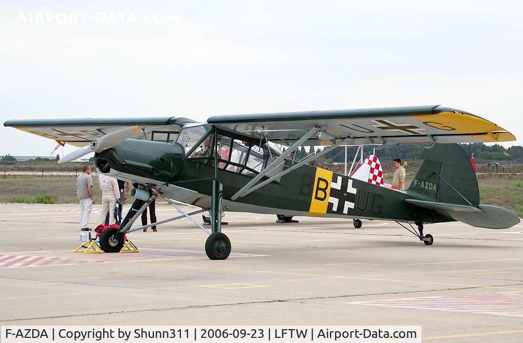 F-AZDA, Morane-Saulnier MS-500 Criquet C/N 226, On display before his show on Navy Open Day 2006