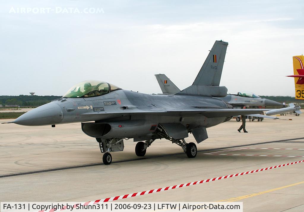 FA-131, 1991 SABCA F-16AM Fighting Falcon C/N 6H-131, Rolling for the show on Navy Open Day 2006