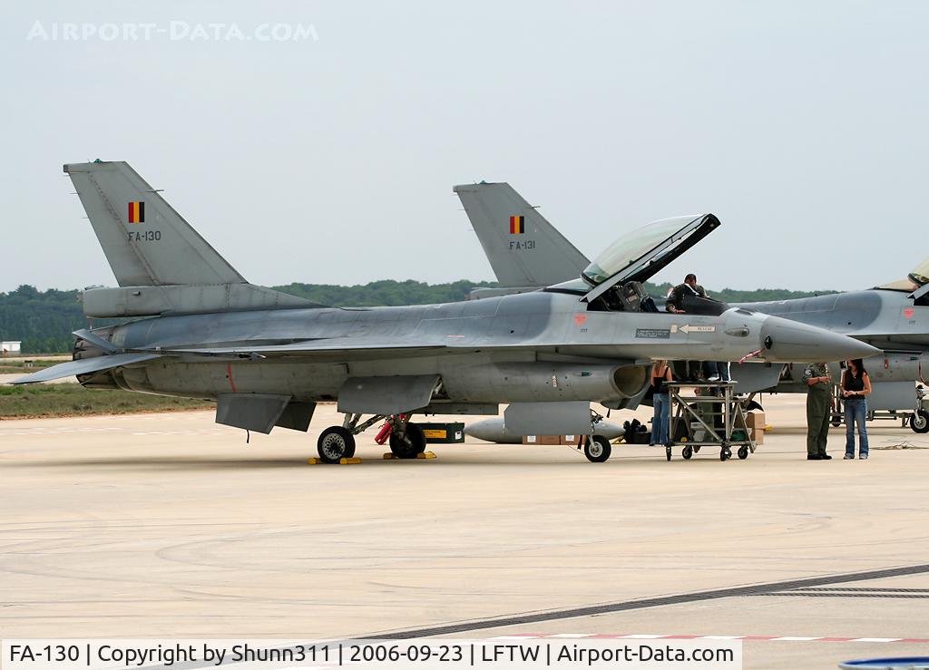 FA-130, 1989 SABCA F-16AM Fighting Falcon C/N 6H-130, Used as spare during Navy Open Day 2006