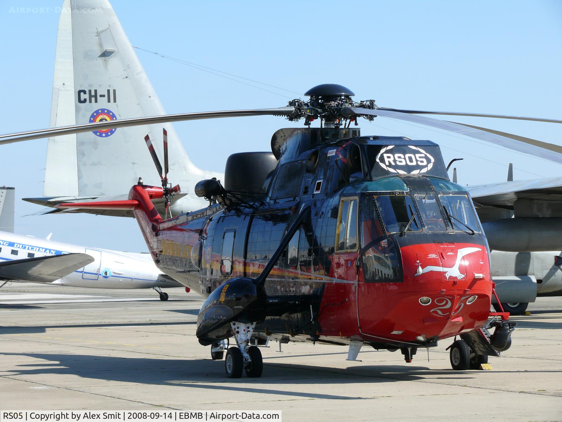 RS05, 1976 Westland Sea King Mk.48 C/N WA835, Westland WS61 Seaking MK48 RS-05 Belgian Air Component