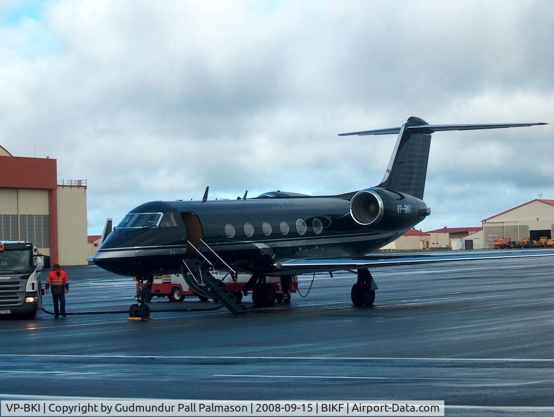 VP-BKI, 1994 Gulfstream Aerospace G-IV SP C/N 1255, refueling at spot 101