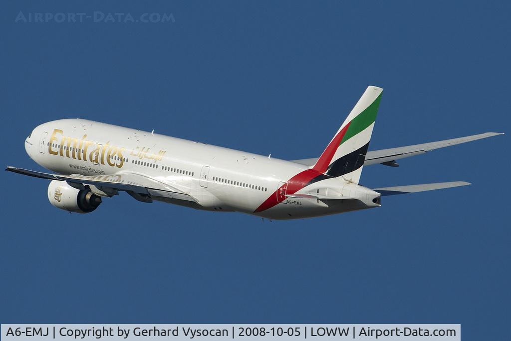 A6-EMJ, 1997 Boeing 777-21H/ER C/N 27253, new on her Routing to Dubai