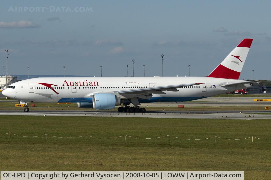 OE-LPD, 2006 Boeing 777-2Z9/ER C/N 35960, one of our 777