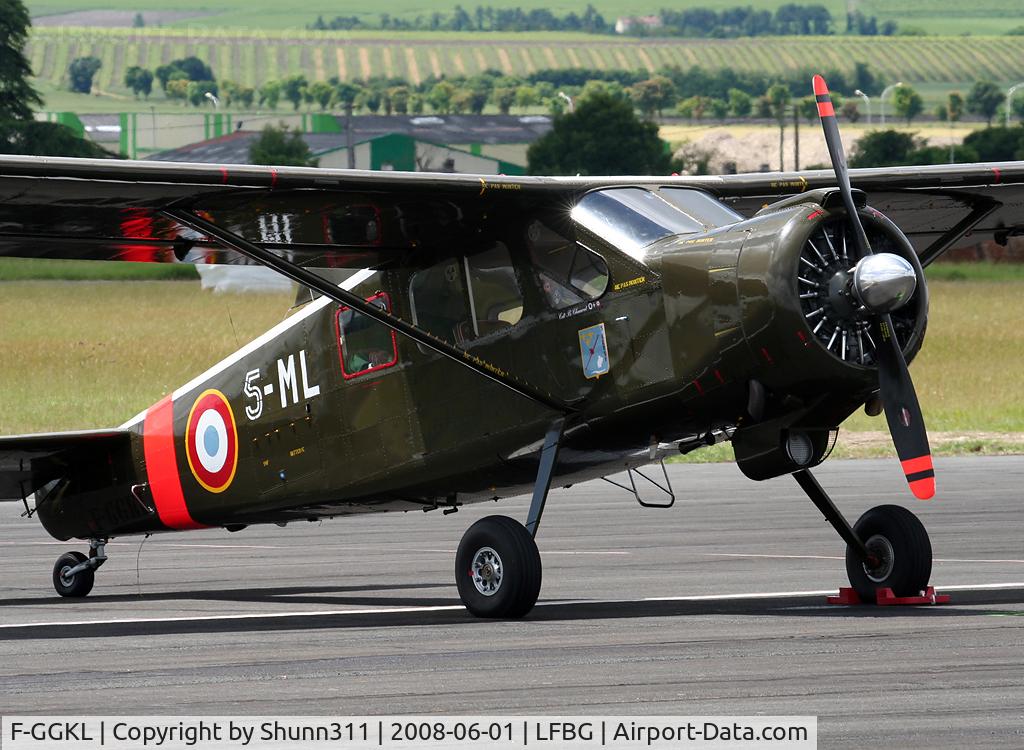F-GGKL, 1960 Max Holste MH.1521M Broussard C/N 255, During LFBG Airshow 2008