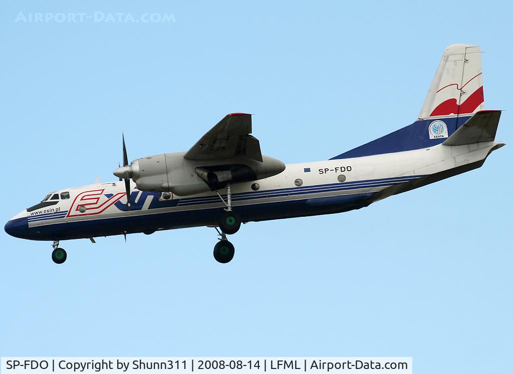 SP-FDO, 1981 Antonov An-26B C/N 10503, Landing rwy 32R