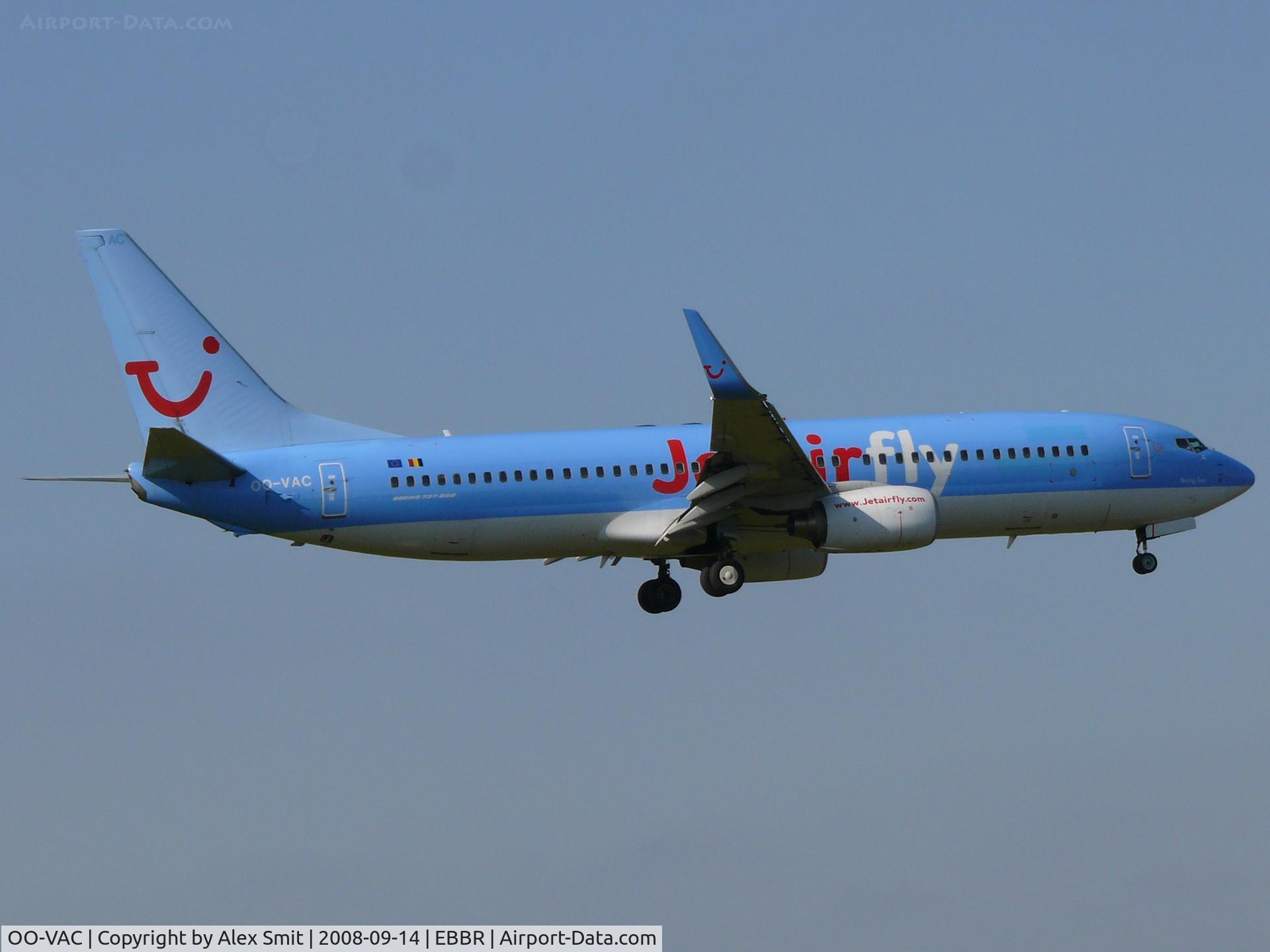 OO-VAC, 2003 Boeing 737-8BK C/N 33014, Boeing B737-8BK OO-VAC Jetairfly