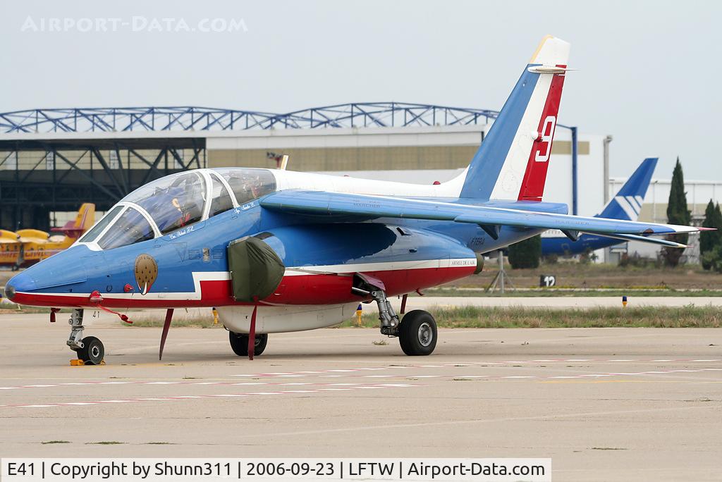 E41, Dassault-Dornier Alpha Jet E C/N E41, Waiting his demo flight On Navy Open Day 2006