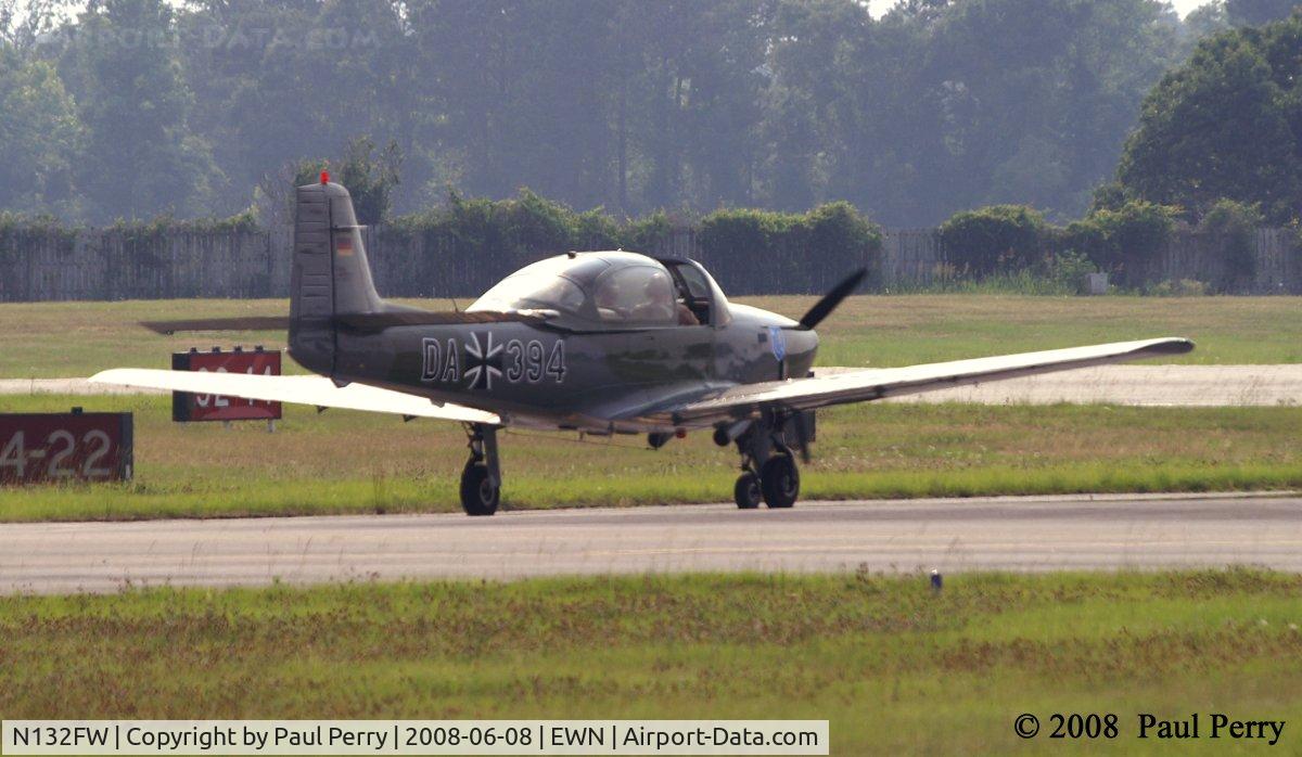 N132FW, 1960 Focke-Wulf FWP-149D C/N 132, Taxiing onwards to the ramp/hangar area