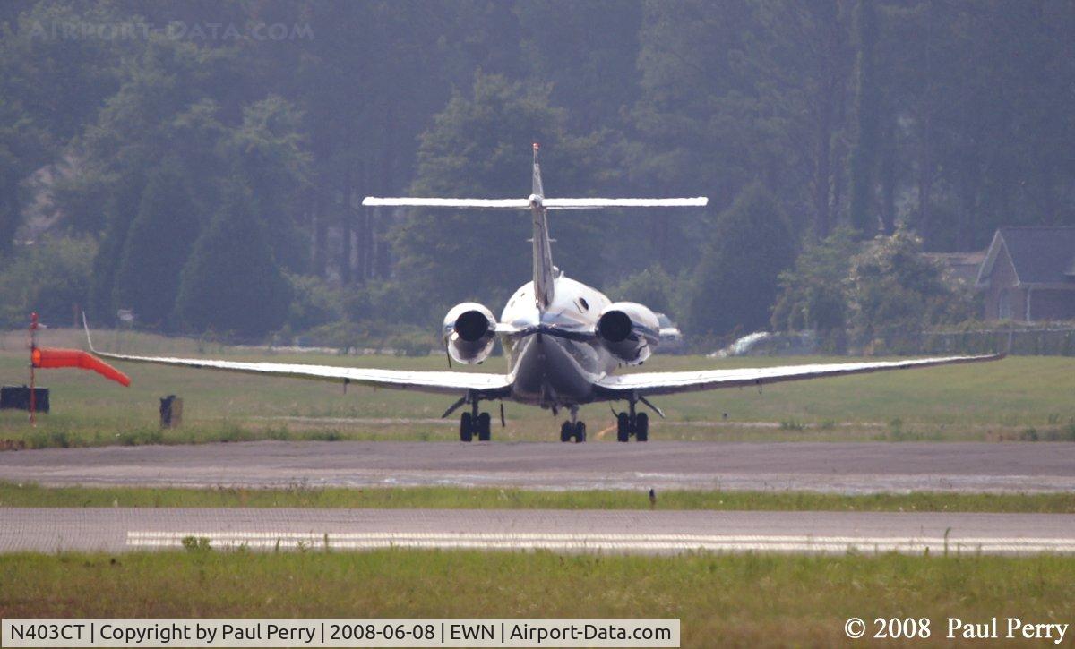 N403CT, 2006 Raytheon Hawker 850XP C/N 258818, Visiting 850 on the ramp