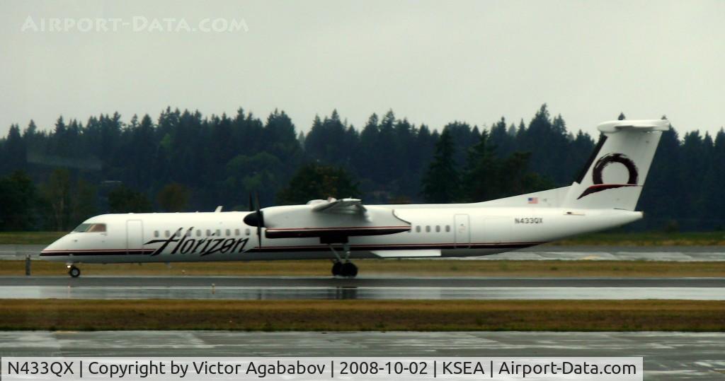 N433QX, 2008 Bombardier DHC-8-402 Dash 8 C/N 4210, At Seattle Tacoma