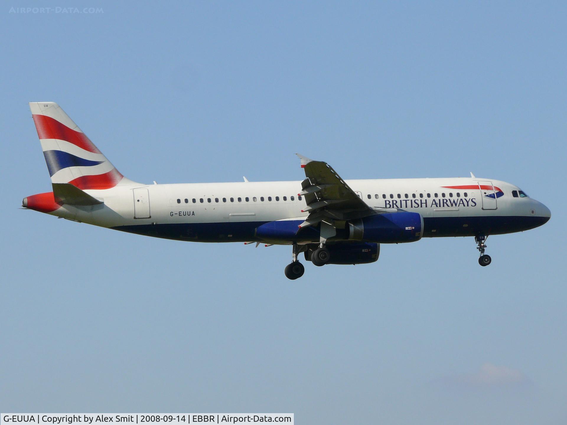 G-EUUA, 2001 Airbus A320-232 C/N 1661, Airbus Industries A320-232 G-EUUA British Airways