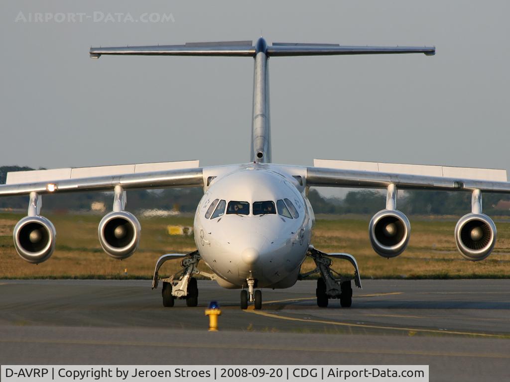 D-AVRP, 1997 British Aerospace Avro 146-RJ85 C/N E.2303, .