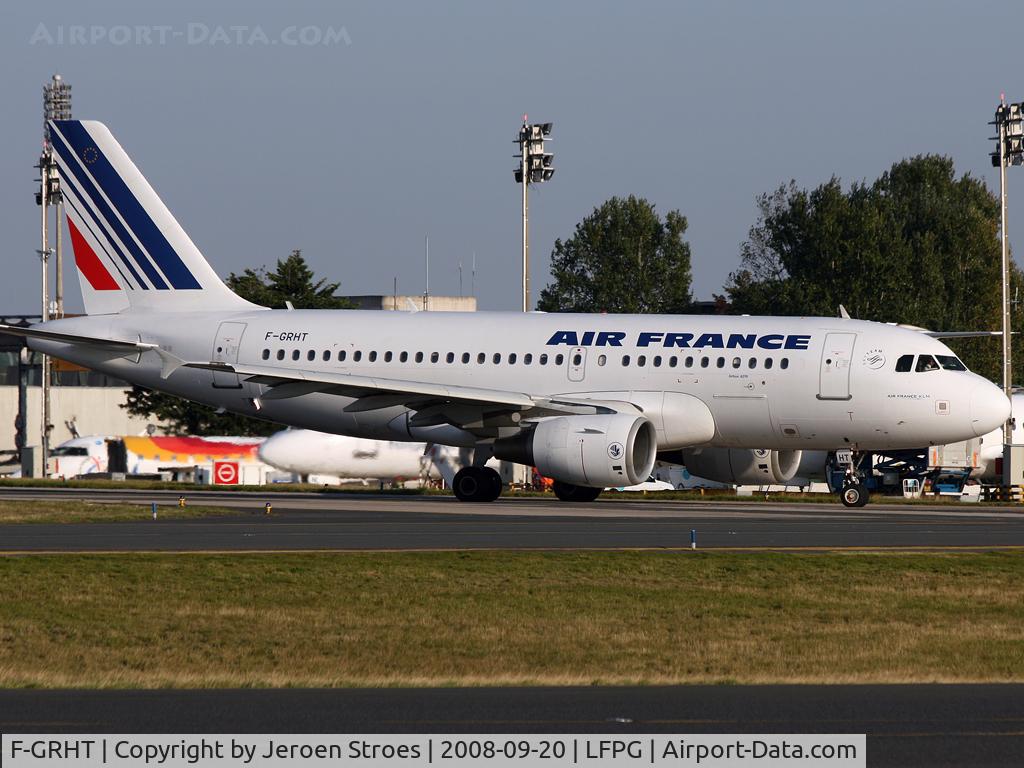 F-GRHT, 2001 Airbus A319-111 C/N 1449, .