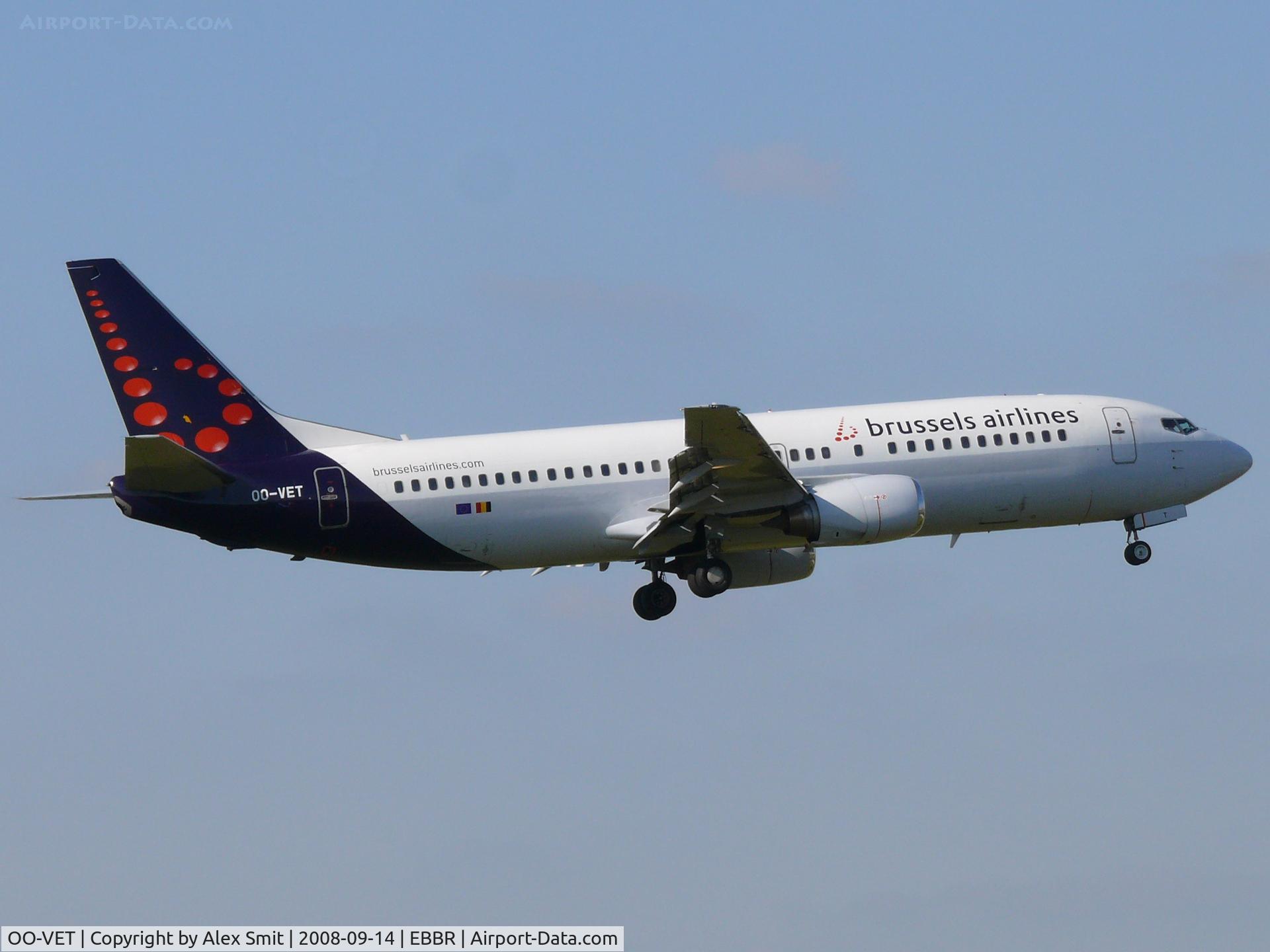 OO-VET, 1998 Boeing 737-4Q8 C/N 28202, Boeing B737-4Q8 OO-VET Brussels Airlines