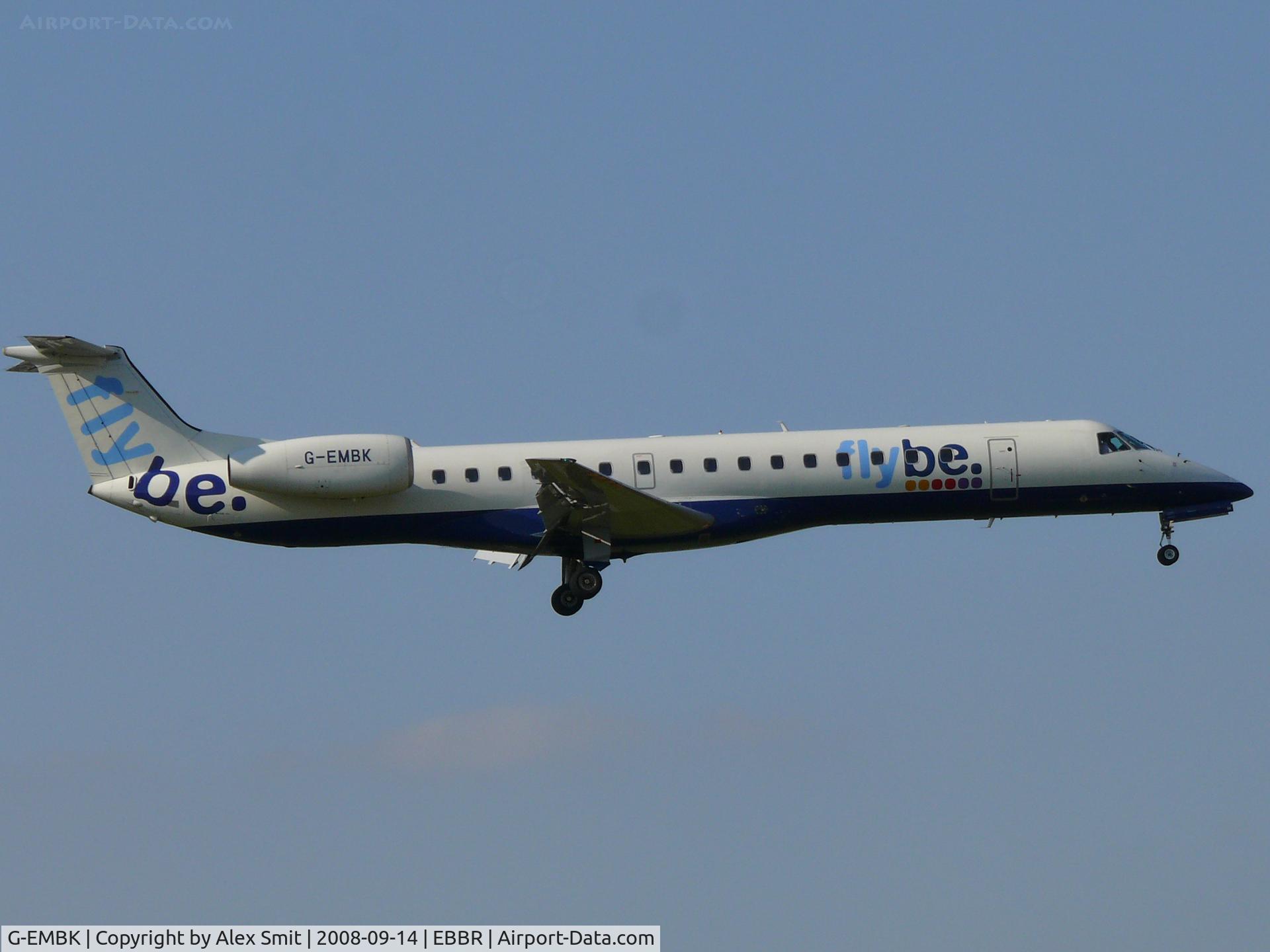 G-EMBK, 1999 Embraer EMB-145EU (ERJ-145EU) C/N 145167, Embraer Emb145EU Amazon G-EMBK flybe
