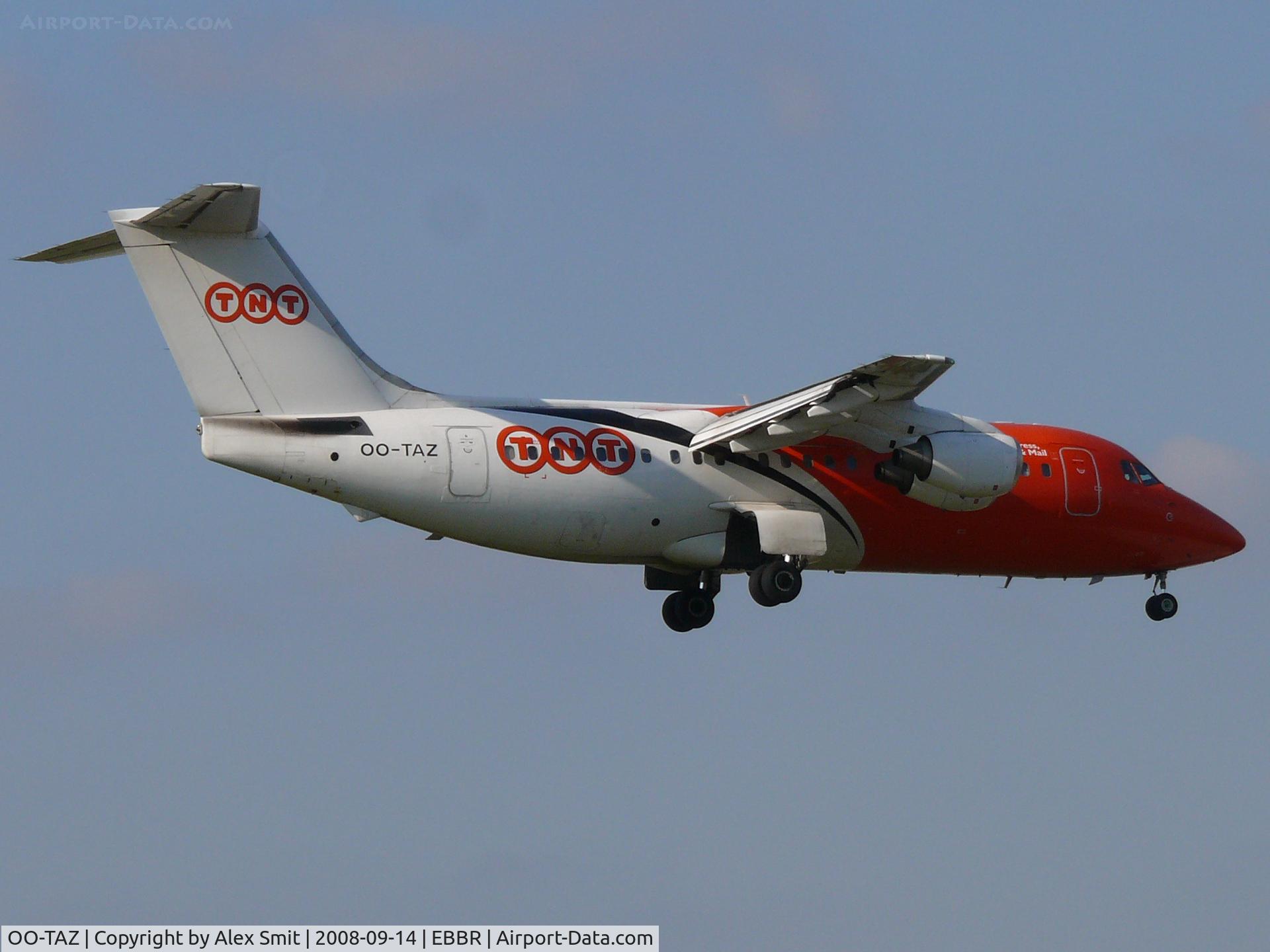 OO-TAZ, 1991 British Aerospace BAe.146-200QC Quick Change C/N E2188, British Aerospace Bae146-200QT OO-TAZ TNT