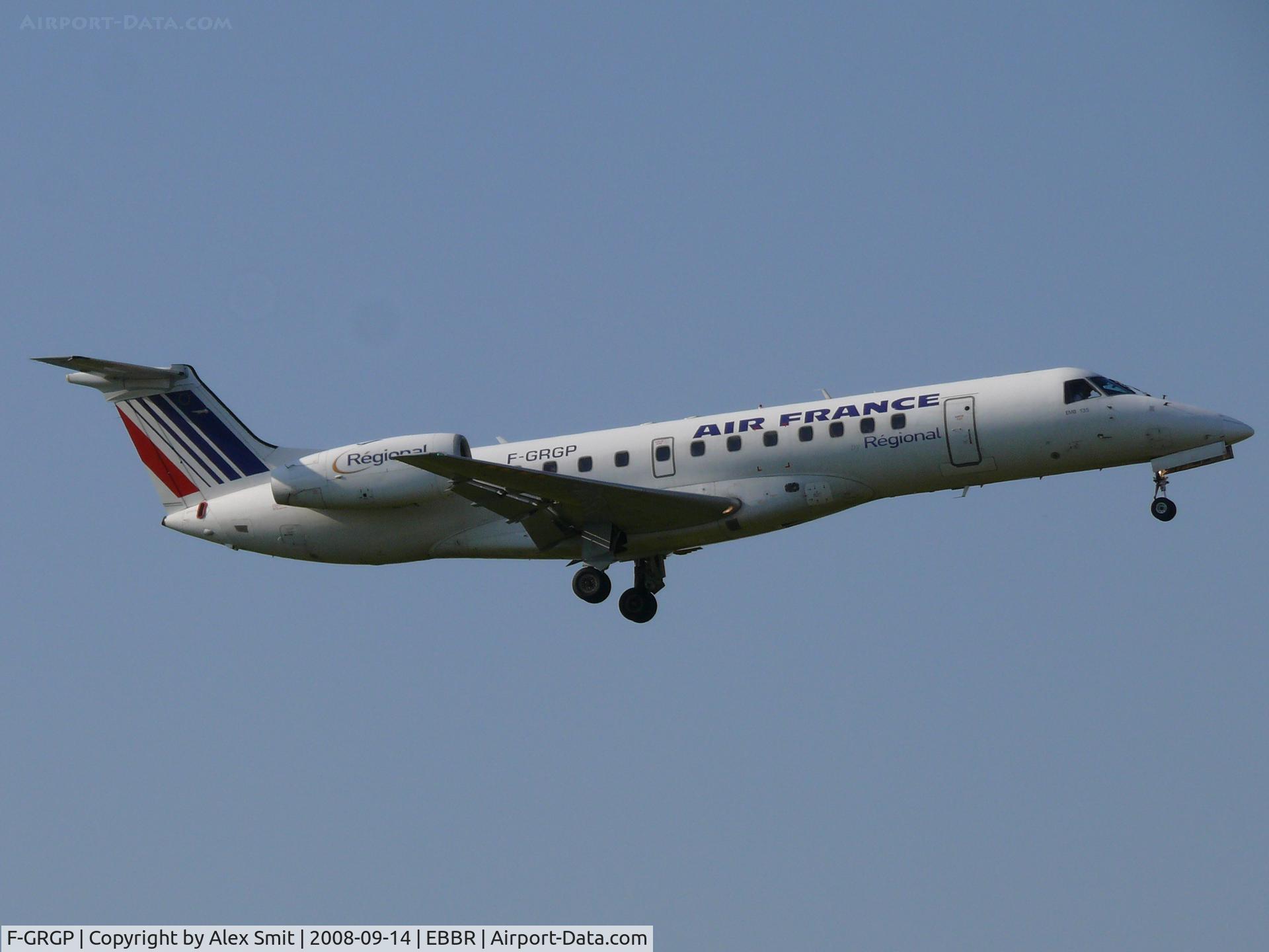 F-GRGP, 1999 Embraer ERJ-135ER (EMB-135ER) C/N 145188, Embraer Emb135EU F-GRGP Air France Regional
