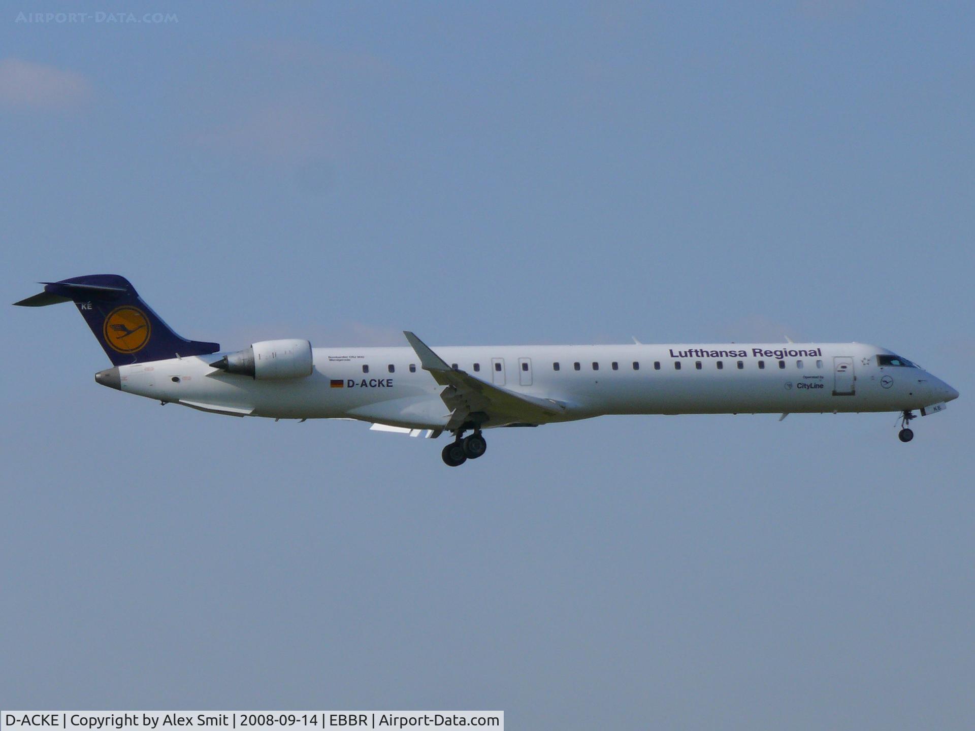D-ACKE, 2006 Bombardier CRJ-900LR (CL-600-2D24) C/N 15081, Canadair CRJ900LR D-ACKE Lufthansa Regional