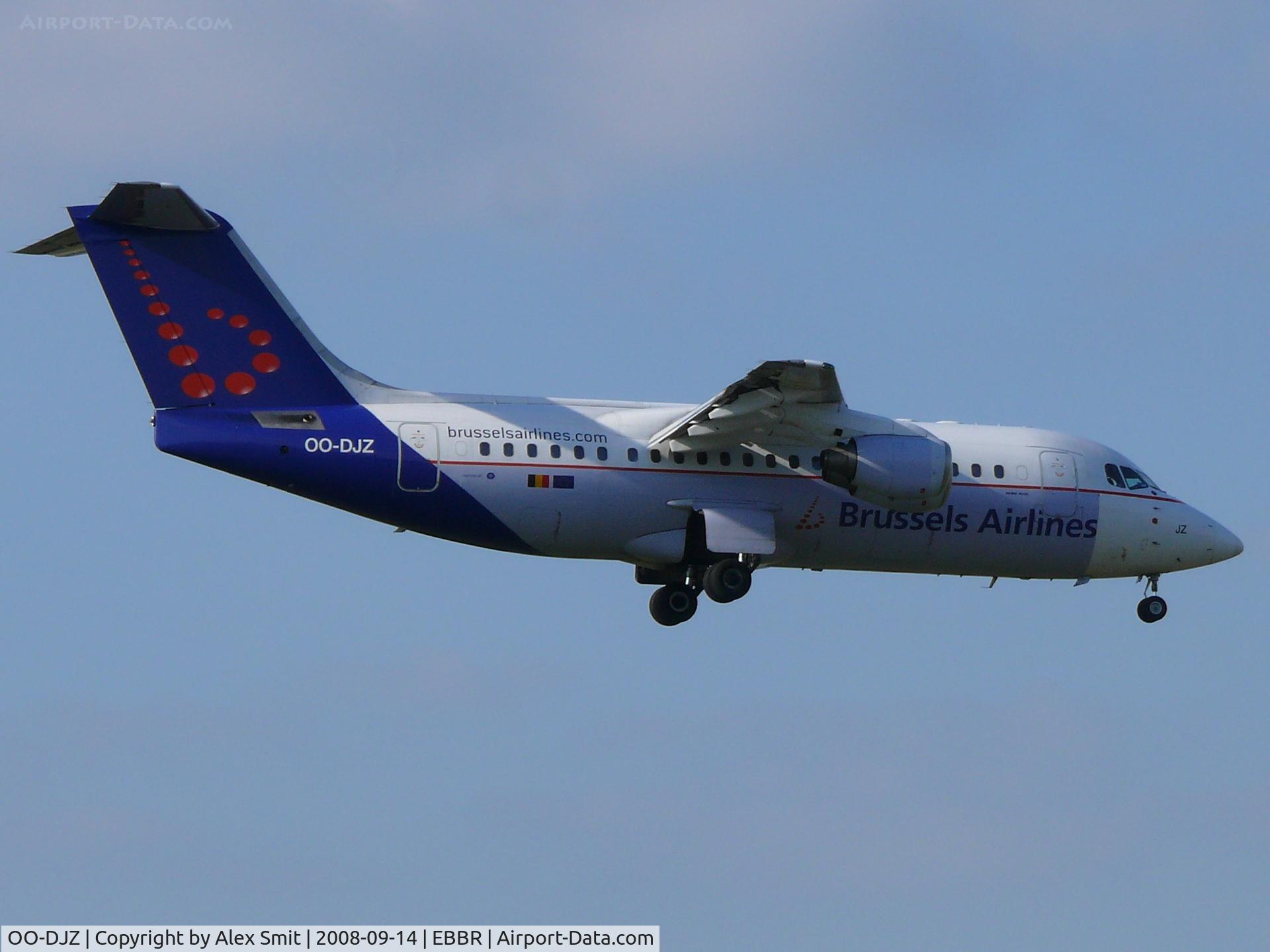 OO-DJZ, 1997 British Aerospace Avro 146-RJ85 C/N E.2305, British Aerospace Bae146-200/Avro RJ85 OO-DJZ Brussels Airlines