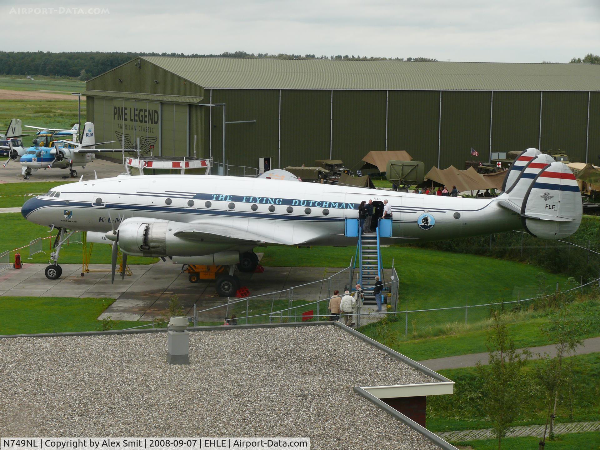 N749NL, 1949 Lockheed L-749-79 Constellation C/N 2604, Lockheed L749 Constellation N749NL/PH-FLE Aviodrome Museum