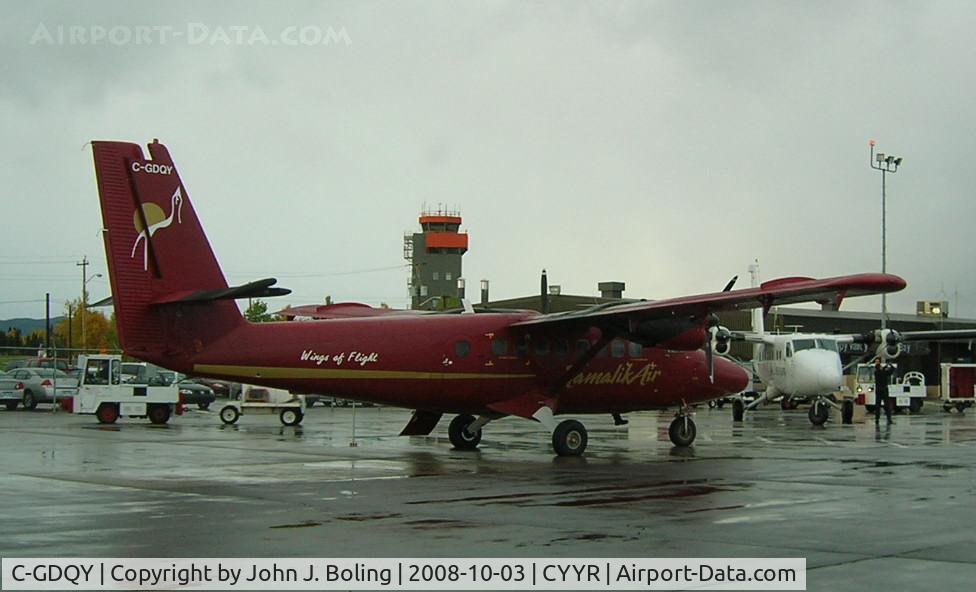 C-GDQY, 1967 De Havilland Canada DHC-6-100 Twin Otter C/N 77, Many turbo-props visit Goose Bay