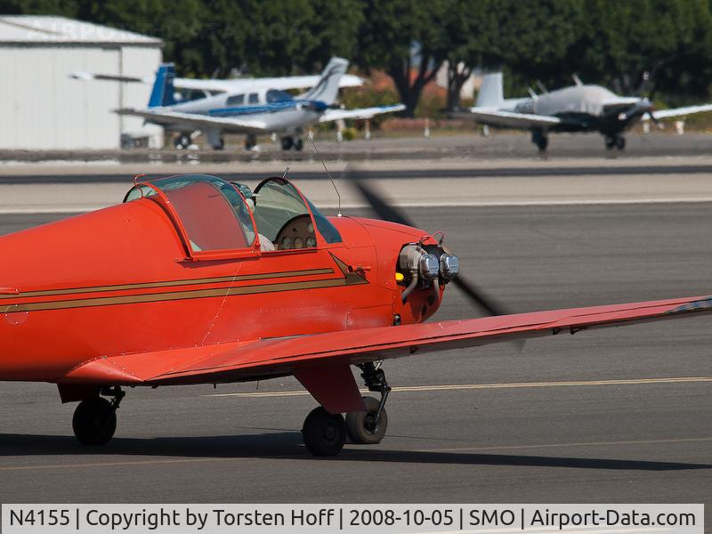N4155, 1955 Mooney M-18C C/N 321, N4155 taxiing prior to takeoff