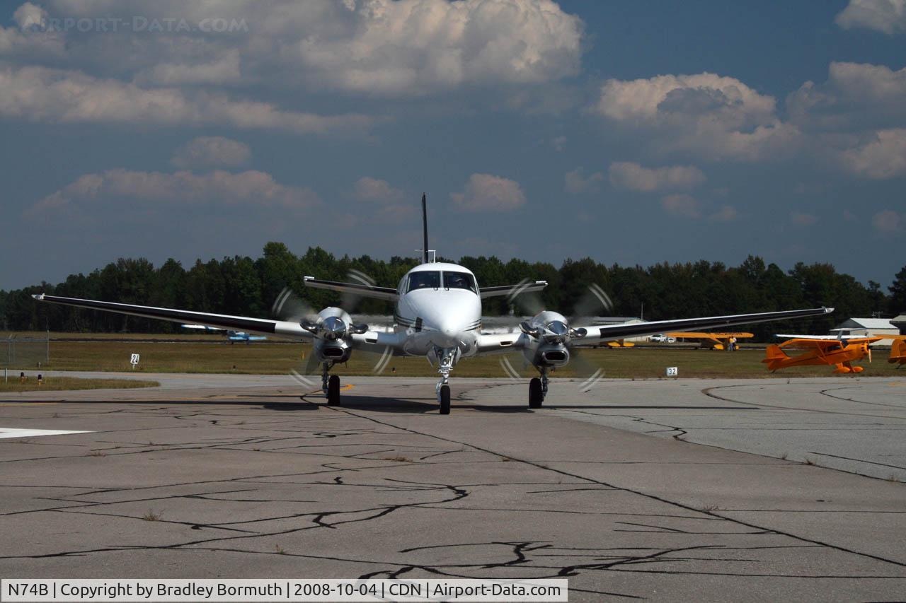 N74B, Raytheon C90GT King Air C/N LJ-1766, Taken during the 2008 VAA Chapter 3 Fly-In at Camden, SC.