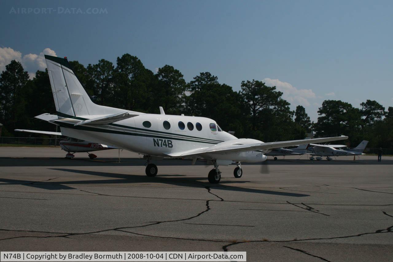 N74B, Raytheon C90GT King Air C/N LJ-1766, Taken during the 2008 VAA Chapter 3 Fly-In at Camden, SC.