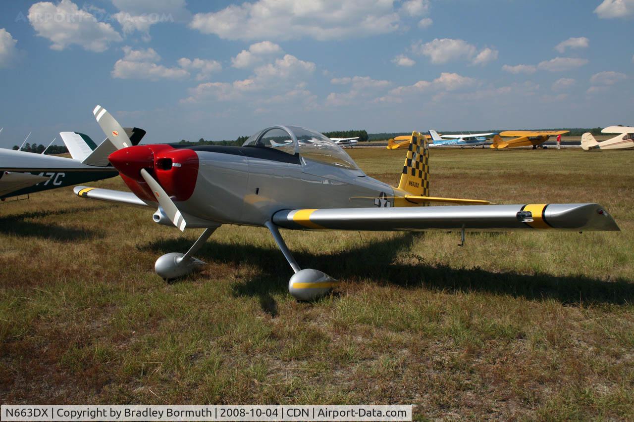 N663DX, 2002 Vans RV-8 C/N 80663, Taken during the 2008 VAA Chapter 3 Fly-In at Camden, SC.