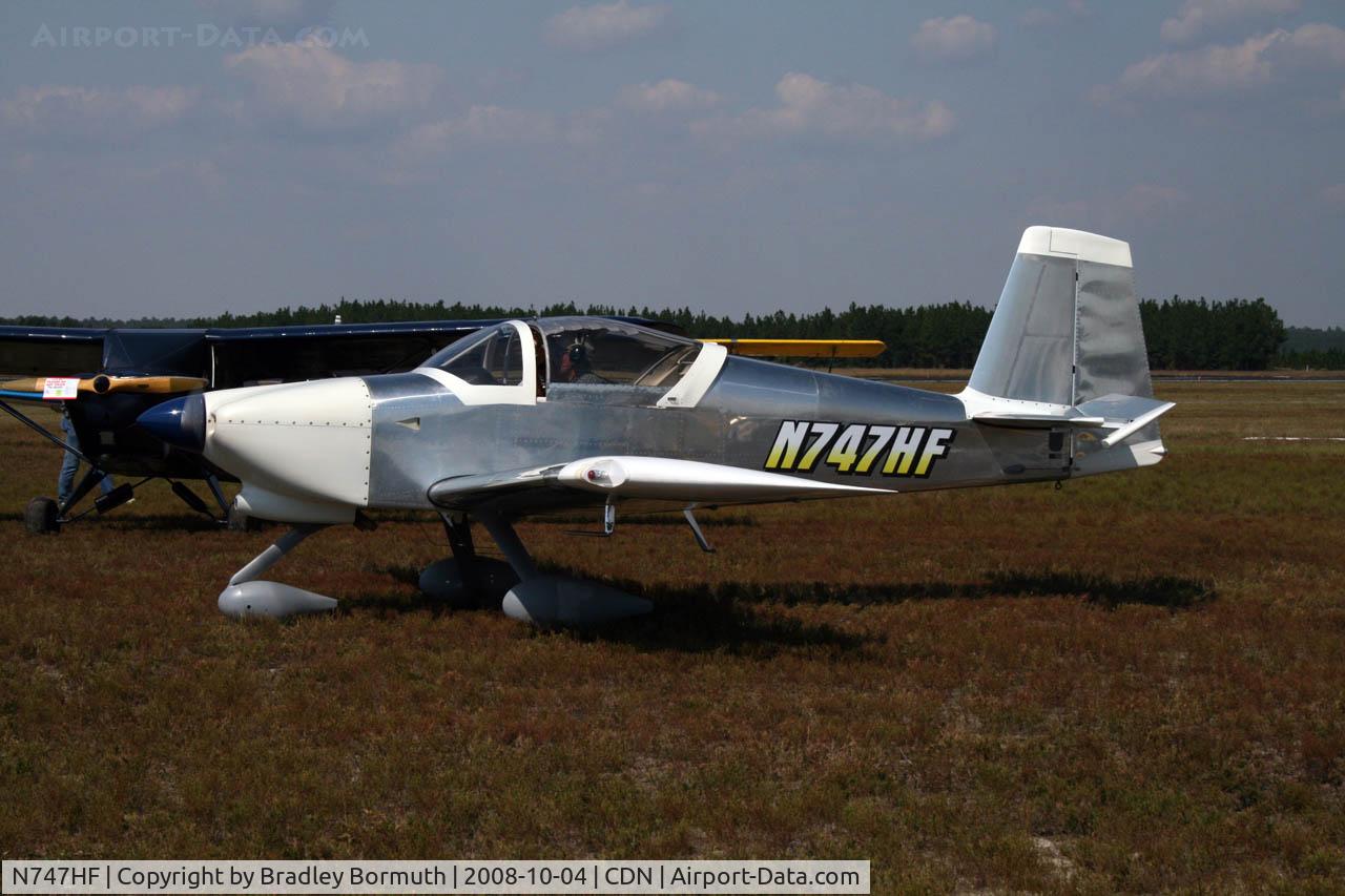 N747HF, Vans RV-7A C/N 71276, Taken during the 2008 VAA Chapter 3 Fly-In at Camden, SC.