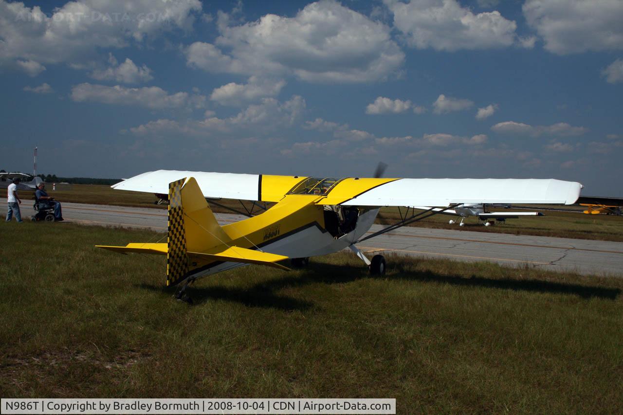 N986T, 2004 Rans S-7S Courier C/N 0702325-S, Taken during the 2008 VAA Chapter 3 Fly-In at Camden, SC.