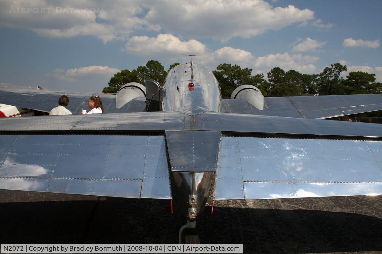 N2072, 1936 Lockheed 12A Electra Junior C/N 1208, Taken during the 2008 VAA Chapter 3 Fly-In at Camden, SC.