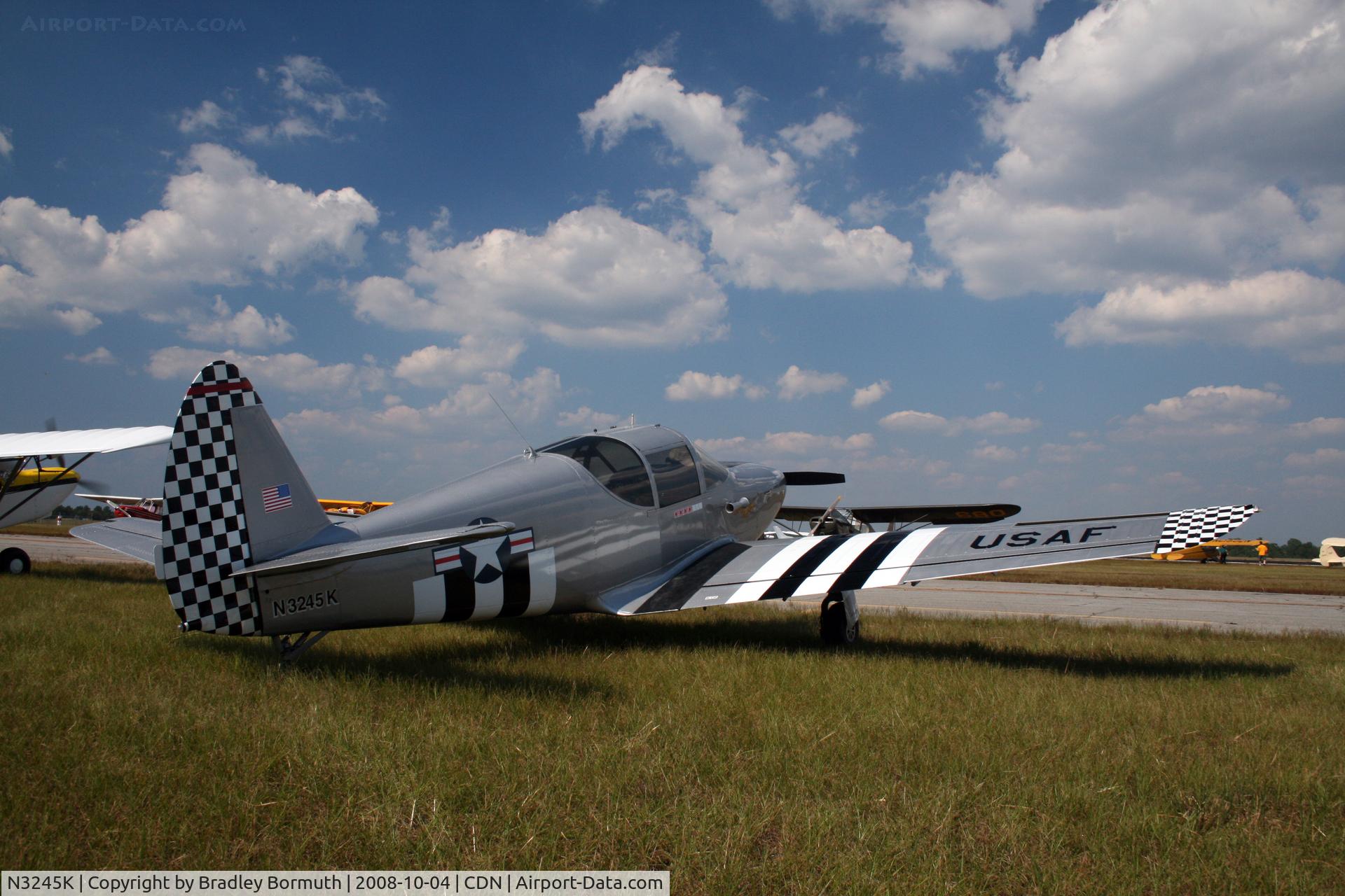 N3245K, 1946 Globe GC-1B Swift C/N 1238, Taken during the 2008 VAA Chapter 3 Fly-In at Camden, SC.